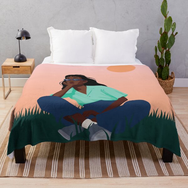 Item preview, Woman Relaxing In The Sun designed and sold by zykydesigns.