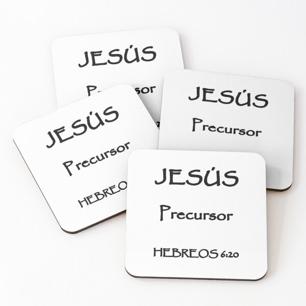 Item preview, Hebrews 6:20 Jesus Forerunner Spanish Bible Verse designed and sold by NombresDeJesus.