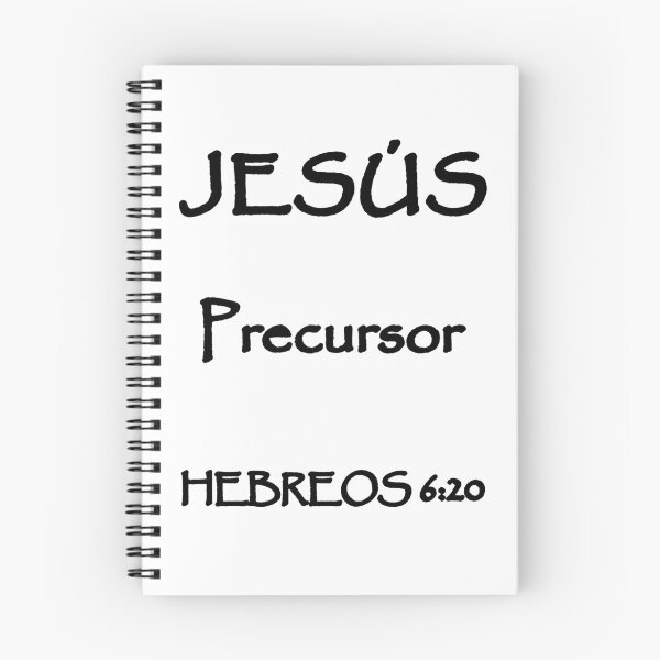 Item preview, Hebrews 6:20 Jesus Forerunner Spanish Bible Verse designed and sold by NombresDeJesus.