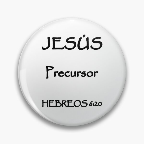 Item preview, Hebrews 6:20 Jesus Forerunner Spanish Bible Verse designed and sold by NombresDeJesus.