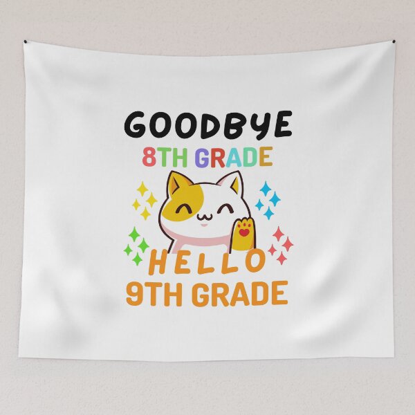 Item preview, Funny Quote For The Last Day Of School : Goodbye 8th Grade Hello 9th Grade designed and sold by AmeliaStore1.
