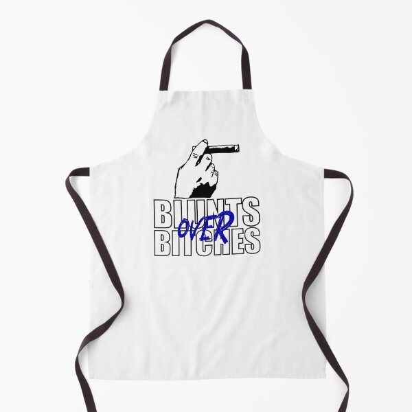 Item preview, Blunts over bitches-  Funny Blunt Cannagar Smoker-  420 Stoner Design-  Blue  designed and sold by YomeHayin.