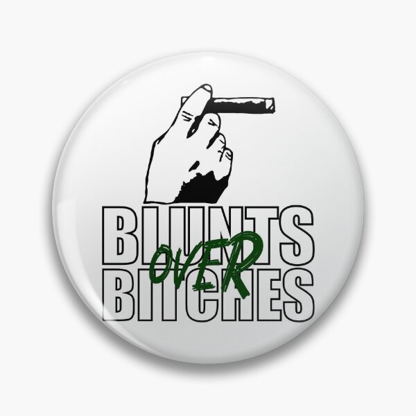 Item preview, Blunts over bitches-  Funny Blunt Cannagar Smoker-  420 Stoner Design-  Green designed and sold by YomeHayin.