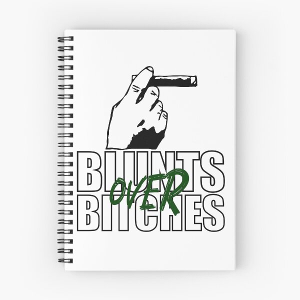 Item preview, Blunts over bitches-  Funny Blunt Cannagar Smoker-  420 Stoner Design-  Green designed and sold by YomeHayin.