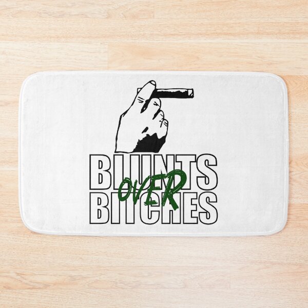 Item preview, Blunts over bitches-  Funny Blunt Cannagar Smoker-  420 Stoner Design-  Green designed and sold by YomeHayin.