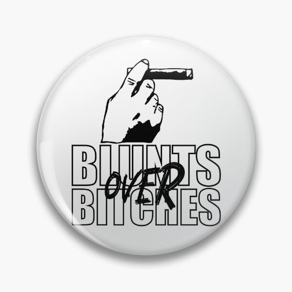Item preview, Blunts over bitches-  Funny Blunt Cannagar Smoker-  420 Stoner Design-  Black  designed and sold by YomeHayin.