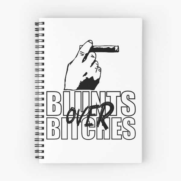 Item preview, Blunts over bitches-  Funny Blunt Cannagar Smoker-  420 Stoner Design-  Black  designed and sold by YomeHayin.