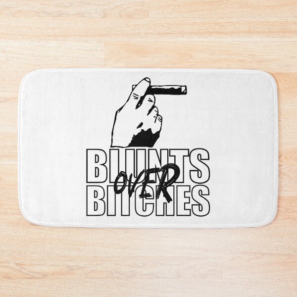 Item preview, Blunts over bitches-  Funny Blunt Cannagar Smoker-  420 Stoner Design-  Black  designed and sold by YomeHayin.
