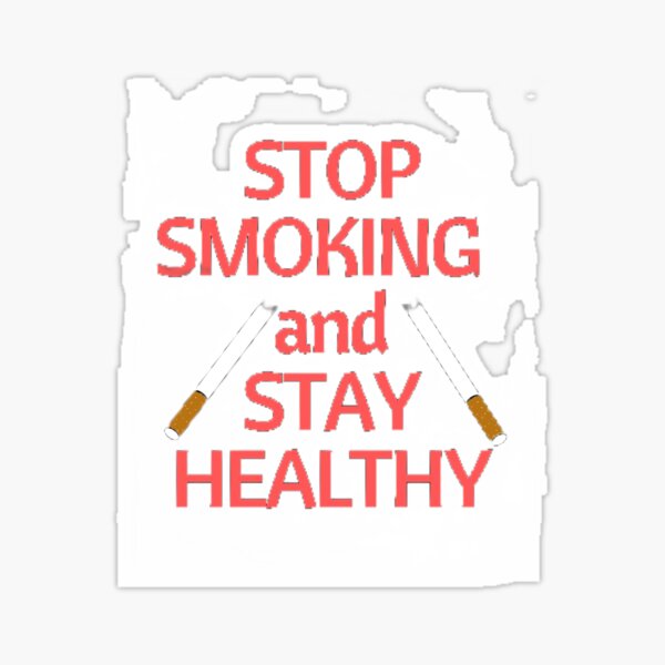 Stop Smoking Stickers for Sale | Redbubble