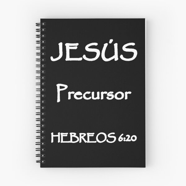 Item preview, Hebrews 6:20 Jesus Forerunner Spanish Bible Verse designed and sold by NombresDeJesus.