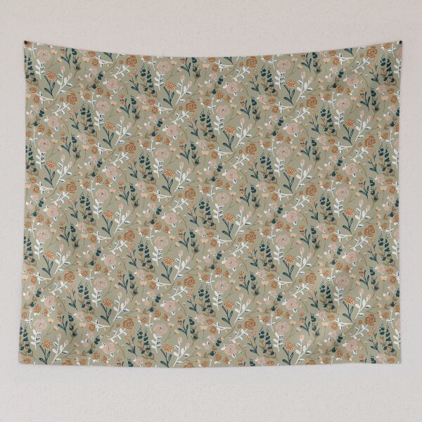 Item preview, Small flowers roses floral bouquet spring wild country designed and sold by Lady Bruniere.
