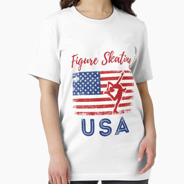 Item preview, Figure Skating USA American Flag designed and sold by jaygo.