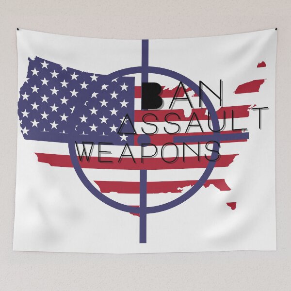 Item preview, Ban assault weapons  designed and sold by Yugster24.