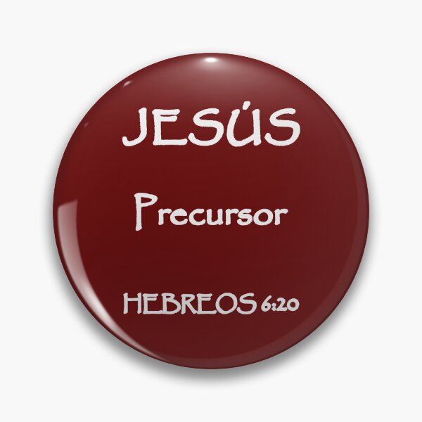 Item preview, Hebrews 6:20 Jesus Forerunner Spanish Bible Verse designed and sold by NombresDeJesus.