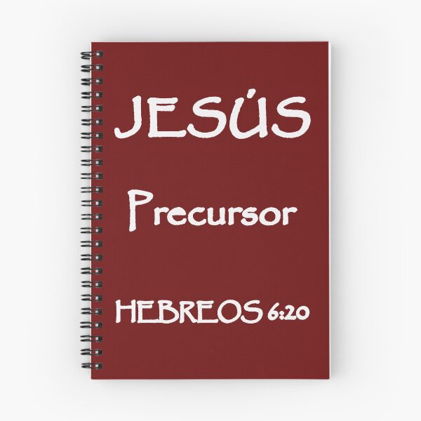 Item preview, Hebrews 6:20 Jesus Forerunner Spanish Bible Verse designed and sold by NombresDeJesus.