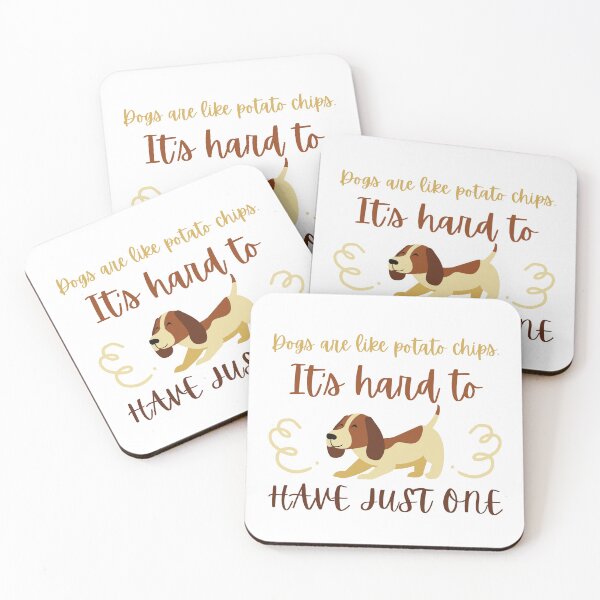 Item preview, Dogs are like potato chips. It’s hard to have just one designed and sold by Khaila-shop.