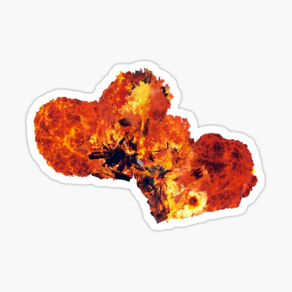 Hearts (Fire) Sticker