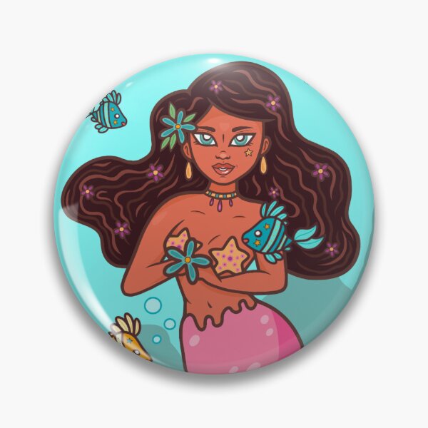 Item preview, Floral Mermaid (Mermay Challenge 2022) designed and sold by ZuriAmbessa.