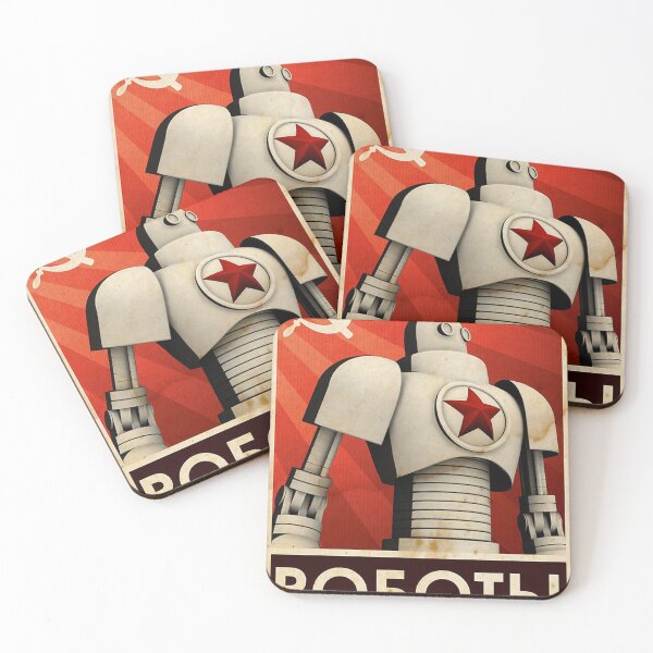 Item preview, /РОБОТЫ - Comrades of Steel Metal Print designed and sold by christiedreedc.