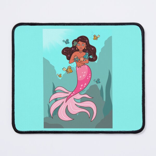 Item preview, Floral Mermaid (Mermay Challenge 2022) designed and sold by ZuriAmbessa.