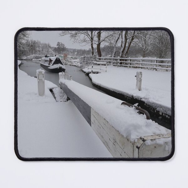 Item preview, KABFA Designs and Volksbolts, snow and ice, Coventry Canal, Towpath,Trees, locks, gates designed and sold by KABFA Designs.