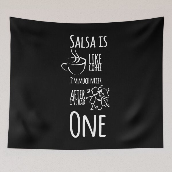 Item preview, Salsa Dancing Funny Saying Salsa is like coffee designed and sold by Dubbra.