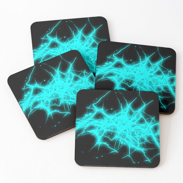 Item preview, Cool Neon blue abstract electric design designed and sold by Aruim  Art.