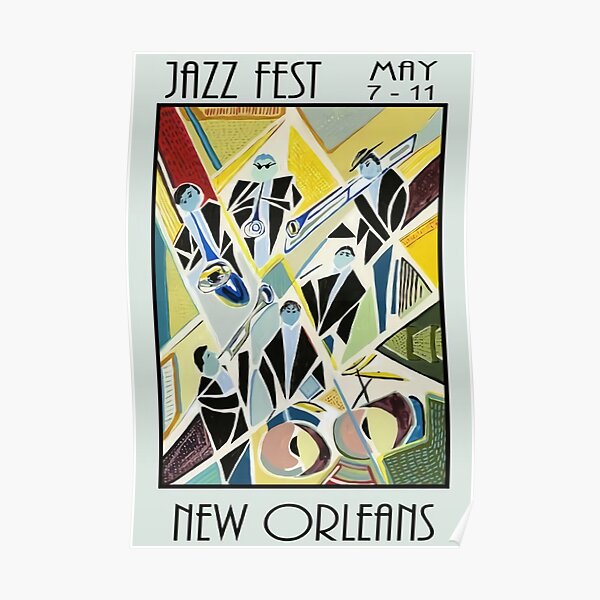 "New Orleans Jazz" Poster for Sale by simonmario Redbubble