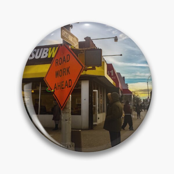 Item preview, Road Work Ahead, Brooklyn  designed and sold by eleonoraingrid.