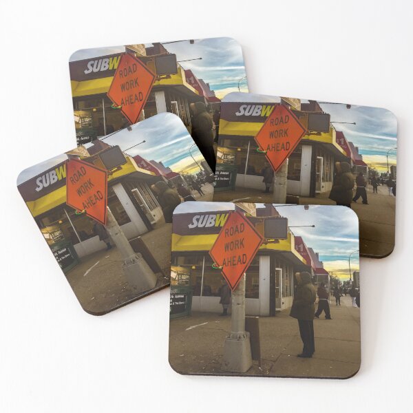 Item preview, Road Work Ahead, Brooklyn  designed and sold by eleonoraingrid.