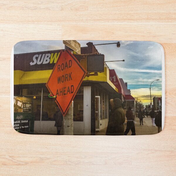Item preview, Road Work Ahead, Brooklyn  designed and sold by eleonoraingrid.