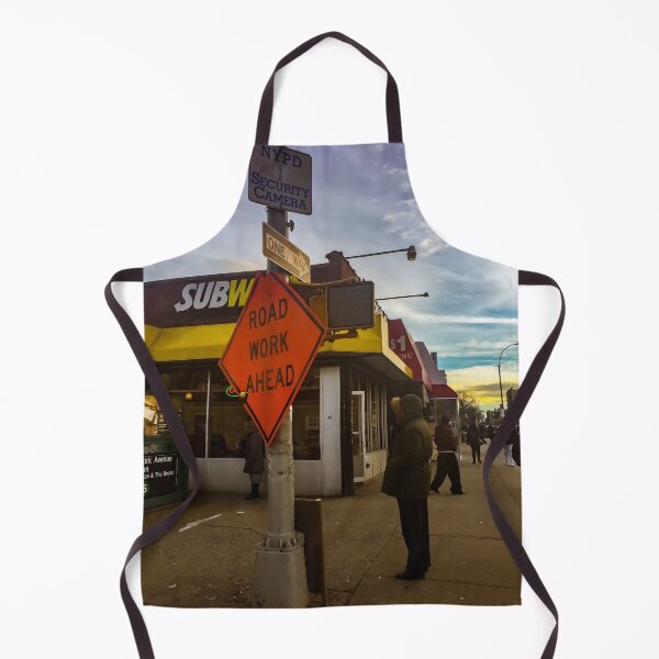 Item preview, Road Work Ahead, Brooklyn designed and sold by eleonoraingrid.