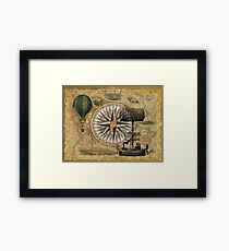 Steampunk Travelers Framed Print