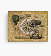 Steampunk Travelers Canvas Print