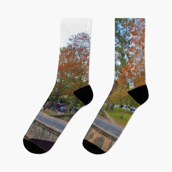 Item preview, Bourton on the Water Autumn Trees Cotswolds designed and sold by AndyEvansPhotos.