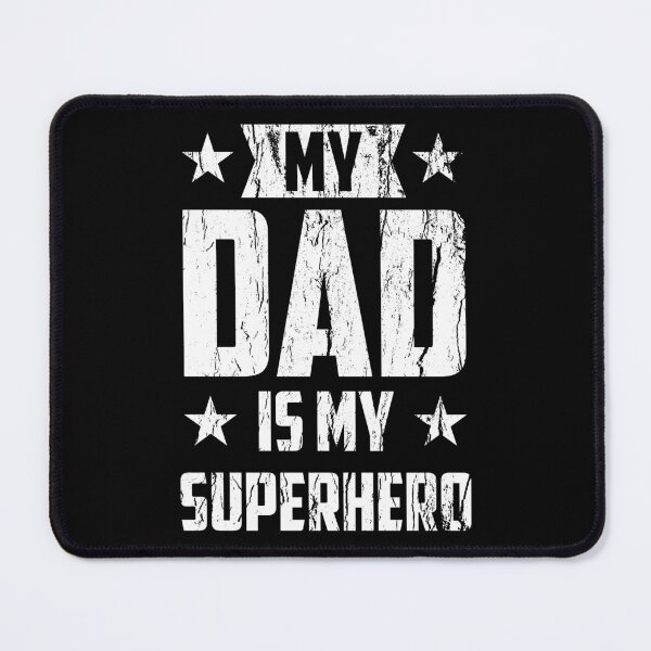Item preview, My Dad Is My Superhero Mens Kids Cool Fathers Day Vintage designed and sold by haselshirt.