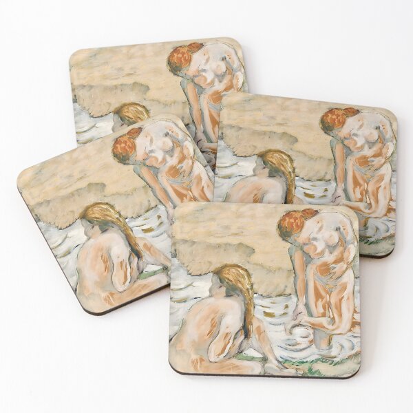 Artikelvorschau, Two Bathing Girls by Franz Marc entworfen und verkauft von WonderweissStudio.