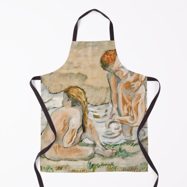 Item preview, Two Bathing Girls by Franz Marc designed and sold by WonderweissStudio.