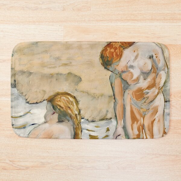 Item preview, Two Bathing Girls by Franz Marc designed and sold by WonderweissStudio.
