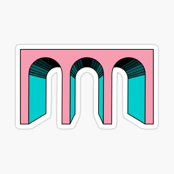 Item preview, Gate Minimalist Design Pastel Colors V.1 designed and sold by RataBlanca.