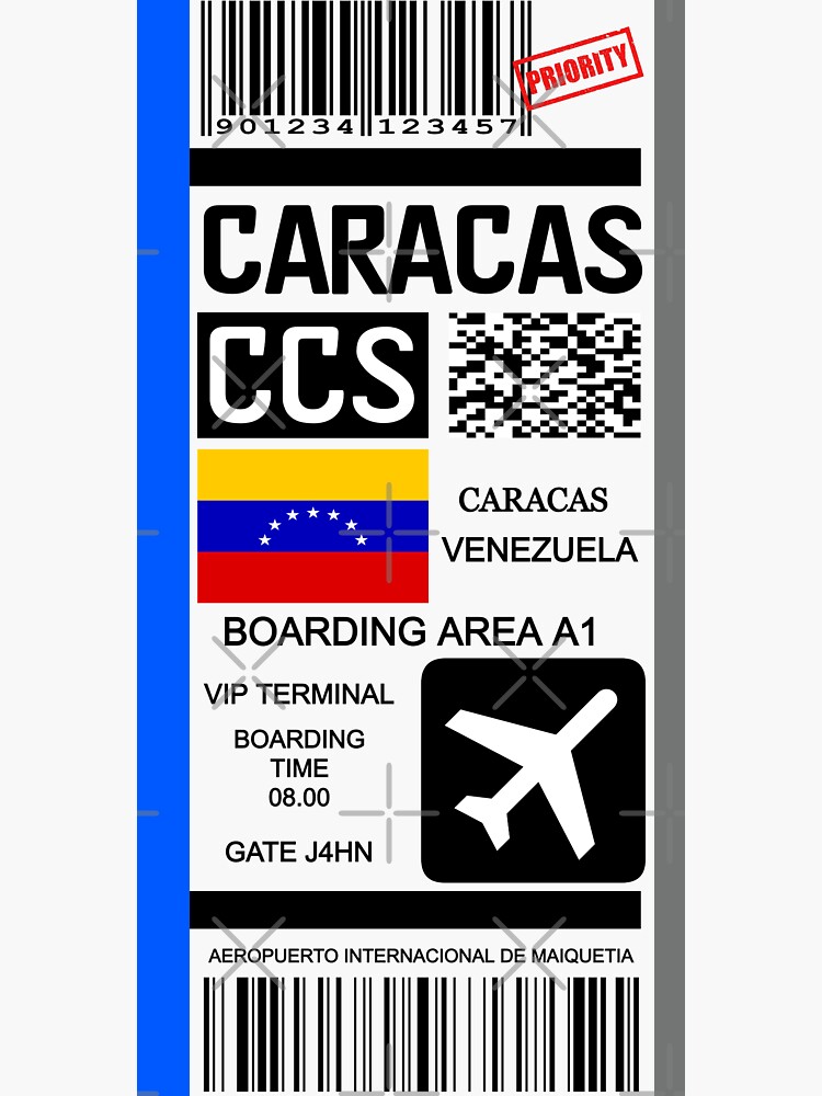 ticket travel venezuela