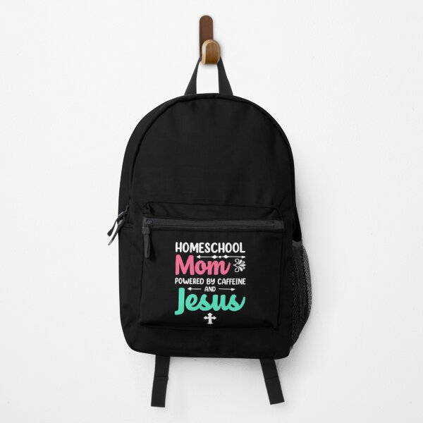 Artikelvorschau, Homeschool Mom Powered By Caffeine And Jesus Quarantine Mom entworfen und verkauft von haselshirt.