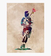 Lacrosse player art 2 #sport #lacrosse Photographic Print