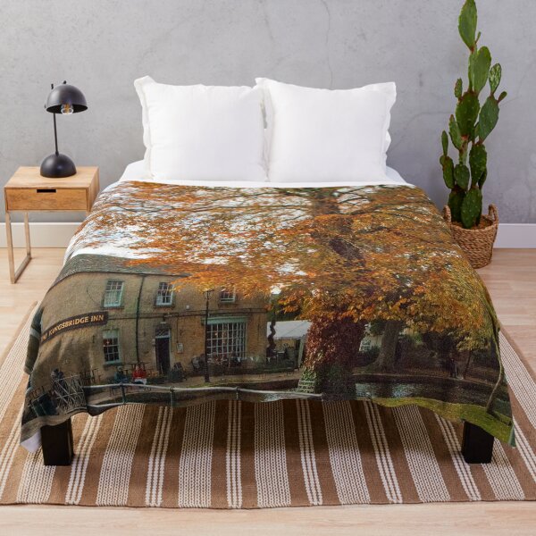 Item preview, Bourton on the Water Autumn Trees Cotswolds designed and sold by AndyEvansPhotos.