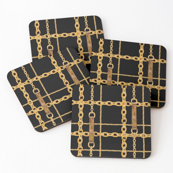Item preview, Chain Rope Luxury Golden With Black Background designed and sold by gani-75.