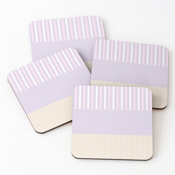 Artikelvorschau, Colour Pop Stripes - Pastel Pink, Yellow and Purple entworfen und verkauft von LAEC-Shop.