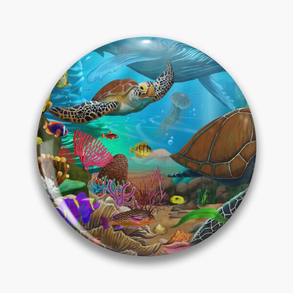 Item preview, The Turtle's Ocean Voyage designed and sold by GeraldNewtonArt.