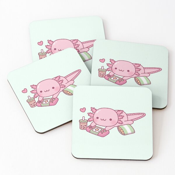 Item preview, Cute Axolotl Relax Gamer designed and sold by rustydoodle.