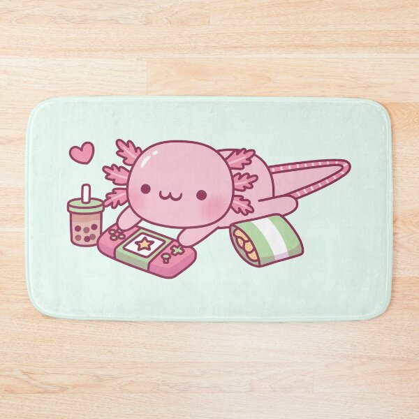 Item preview, Cute Axolotl Relax Gamer designed and sold by rustydoodle.
