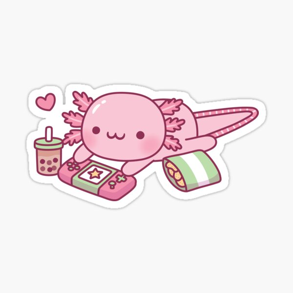 Pink Axolotl Print Personalised Gifts, Leucistic Axolotl Gifts, Axolotyl  Memorial Pet Loss Gifts, Axlotl Birthday Gift 